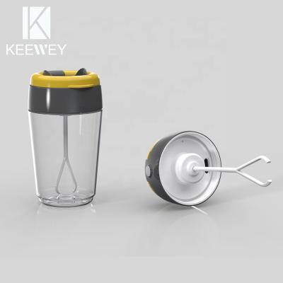 China Tritan Gym Plastic Portable Custom Protein Viable Sports Shaker Cup Electric Blade Paint Auto Mixing Coffee Self Stirring Cup for sale