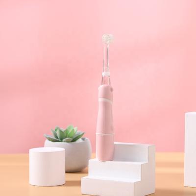 China Hot Selling Eco Friendly Tritan Two-Minute Timer Function Children Electric Toothbrush for sale