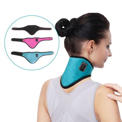 China Convenient Electric Neck Warmer Belt Red Light Therapy Neck Wrap Infrared Heating Protection for sale