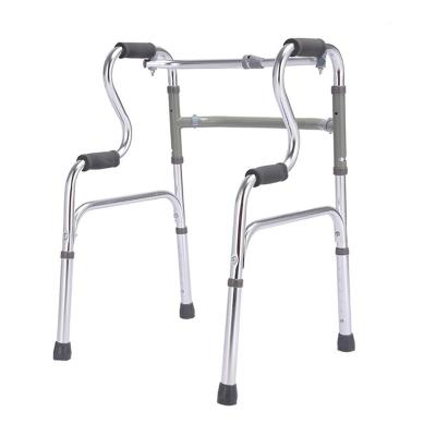 China Lightweight and Adult Size Portable Folding Adjustable Aluminum Folding Walking Aid for sale