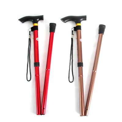 China Convenient Folding Elderly Men Medical Nordic Trekking Cane Hiking Canes Poles for sale