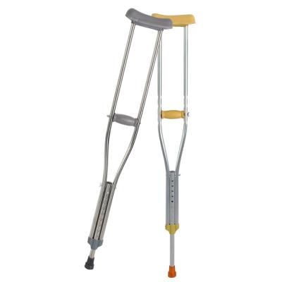 China High qualityadjustable aluminum alloy armpit crutches walking for adults disabled crutchs for sale