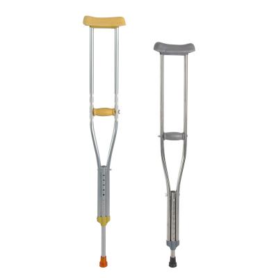 China Wholesale Adjustable Adjustable Armpit Aluminum Telescopic Walking Crutches for Elderly Handicapped for sale