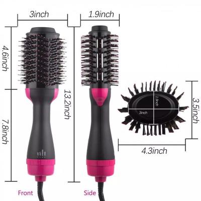 China Household Professional 3 in 1 One Step Hair Dryer Hair Dryer Brush Straightener Electric Hot Airbrush for sale