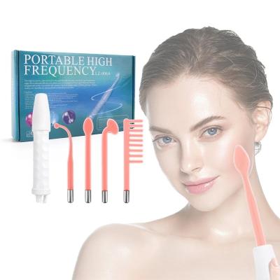 China Skin Tightening Handheld Portable High Frequency Skin Therapy Magic Wand Machine For Skin Tightening Puffy Eye for sale