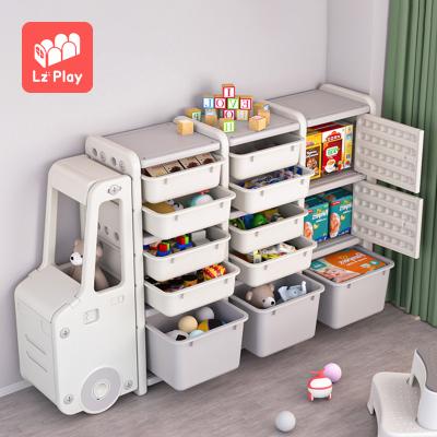 China Sustainable& Environmentally& Friendly Simple Installation Lzplay 1 MOQ Factory Direct Sales E-commerce Hot Sale C-KC050 Kids Cabinet for sale