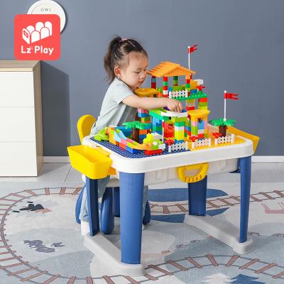 China Construction Toy LZplay Walk Expo 2021 Building Block Table for sale