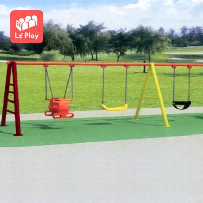 China According To Customer Outdoor Playground Children Plastic Kids Swing for sale