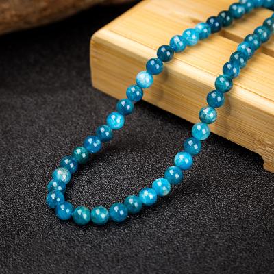 China High Quality Natural Stone NANA Apatite Round Loose Beads, 8mm Natural Gemstone Loose Beads for sale