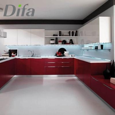 China Modern Custom Acrylic Sideboard, Modern Kitchen Design for sale