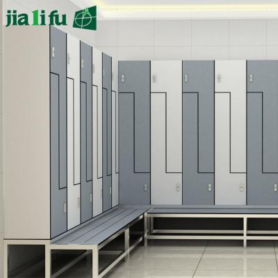 China Waterproof Phenolic Wooden Combination Sport Lockers For High School for sale