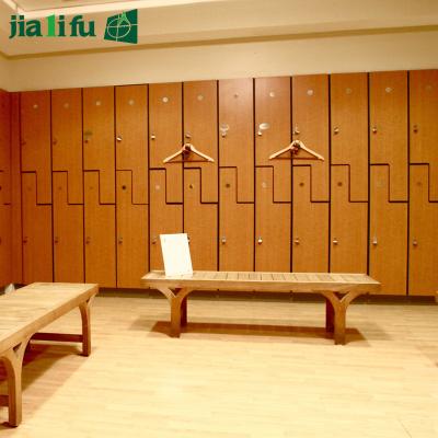 China Waterproof HPL Panel Pool Room Z Lockers for sale