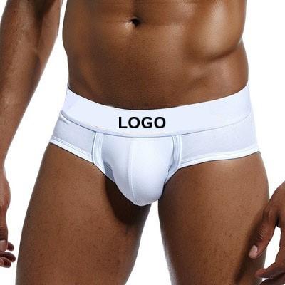 China Breathable Mens Sport Briefs Briefs Antibacterial With Custom Logo Waistband for sale