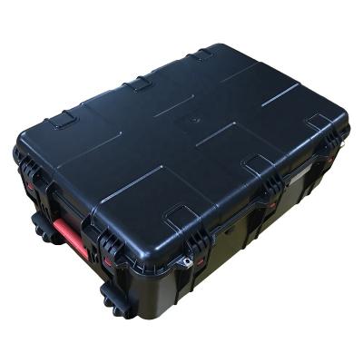 China Waterproof Shockproof Dustproof Black Waterproof Trunk Plastic Case with DIY Customizable Foam for sale