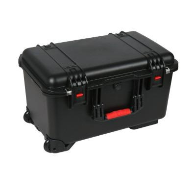 China PP Material Hard Plastic Tool Equipment Protective Shipping Case 556x358x327mm Large Size Waterproof Shockproof Dustproof Crate With Foam for sale