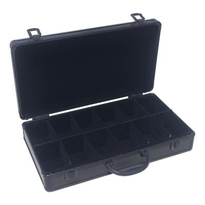 China Shockproof Aluminum Wristwatch Organizer Suede Boxes Watch Box Holder Showcase Jewelry Collection Casket Storage for sale