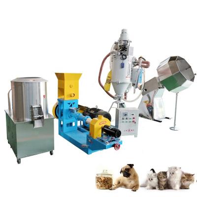 China Poultry farm complete fish feed production line 50kg feed mixer machine fish food pellet extruder for sale