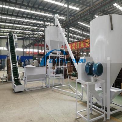 China Make animal feed biomass energy with CE 1-2 t/h complete biomass wood pellet production line wood pellet mill for sale