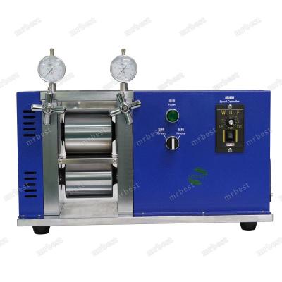 China Lab Manual Coin Cell Machine Vertical Battery Electrode Rolling Press Machine for sale