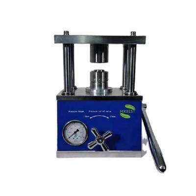 China Laboratory Hydraulic Coin Cell Machine Manual Coin Cell Crimper high precision for sale