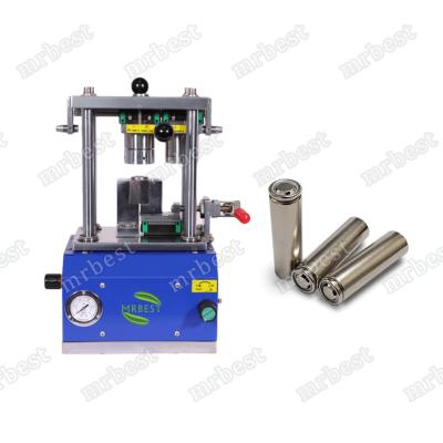 China Pneumatic Cylindrical Cell Machine Battery Sealing Machine Gas Driven for sale