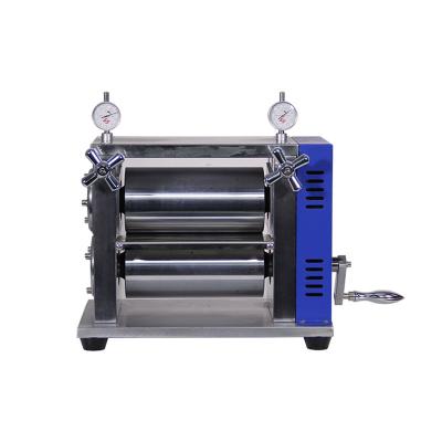 China 100mm Width Manual Battery Calendering Machine Rolling Press Machine for sale