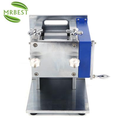 China Hand Operated Battery Electrtode Rolling Press Machine For Laboratory for sale