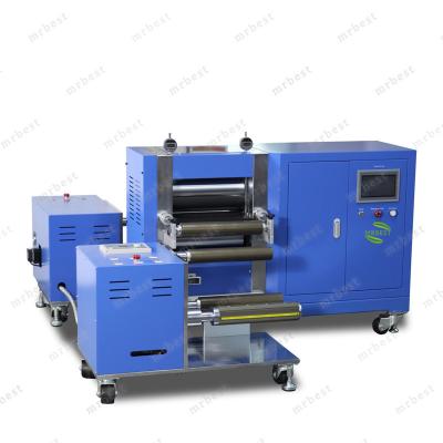 China 300mm Battery Electrode Roll To Roll Pressure Controlled Rolling Press Machine for sale