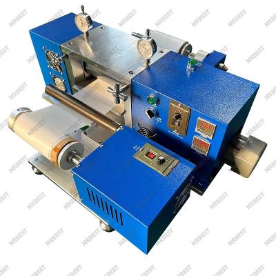 China 100mm Width Hot Rolling Press Machine 720W With Winder And Unwinder for sale