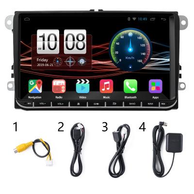 China SDK 9 Touch Screen 1+16 Inch Android WIFI Car Radio Stereo DSP For VW MAGOTAN Slim SKODA SEAT POLO Golf Seat Altea Leon for sale