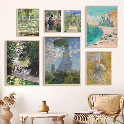 China Modern Famous Artwork Abstract Canvas oil Painting Wall Art Posters and Prints Picture For Bedroom Office Home Decor Cafe Cuadros for sale