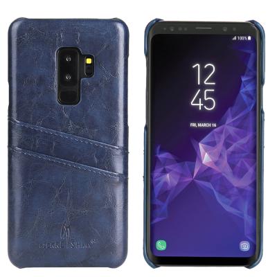 China High Protective Leather Phone Case For Samsung Galaxy S9 Plus Case With Wallet Card Slot for sale