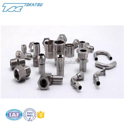 China Hydraulic Seal Fitting Connected To Pipe Gold Supplier China Made Custom High Quality Stainless Steel Gas Fitting for sale