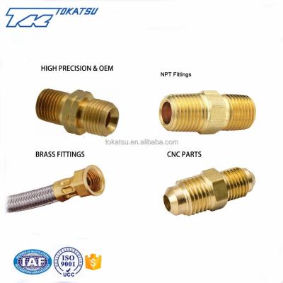 China Hydraulic Joint Fitting Connected Pipe Hot Selling 180 Degree Copper Swivel Connector Brass Pipe Fitting With PT NPT MALE for sale