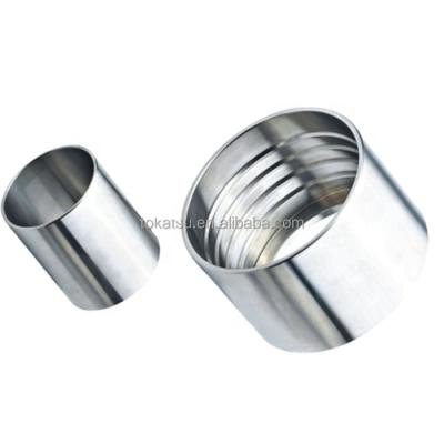 China Connect To Machine And Hose China Supplier High Quality Crimp Stainless Steel Ferrule Fittings For PTFE Hose for sale