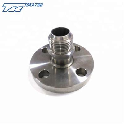 China Connect to machine and pipe custom made high quality stainless steel cnc precision parts for sale