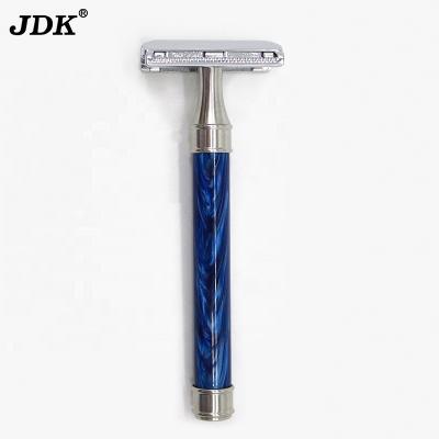 China Single blade safety razor for men and women double to sharpen metal single reusable razor blade high quality shaving razor for sale