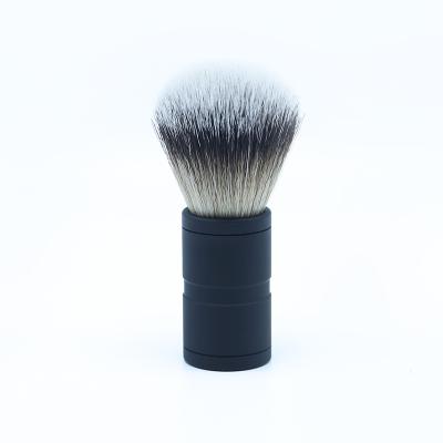 China Bulk Wholesale JDK 2022 Classic Vegan Synthetic Aluminum Shaving Brushes Shaving Brush For Wet Shaving for sale