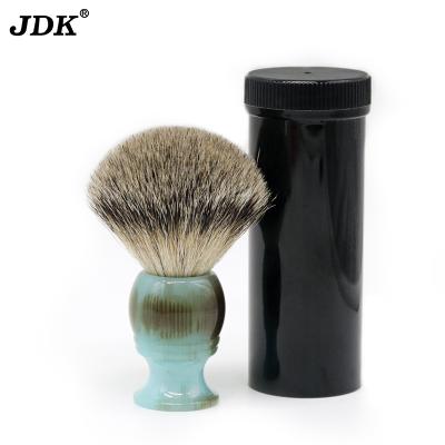 China Shaving Brush Resin Handle Shaving Brush Animal Vegan Badger Hair Shaving Brush Vegan for sale