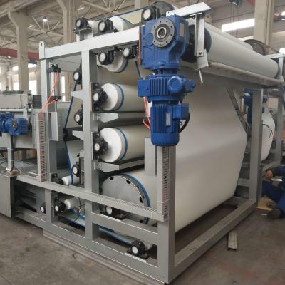 China Municipal Screw Press Sludge Dewatering Machine Automatic Correction for sale