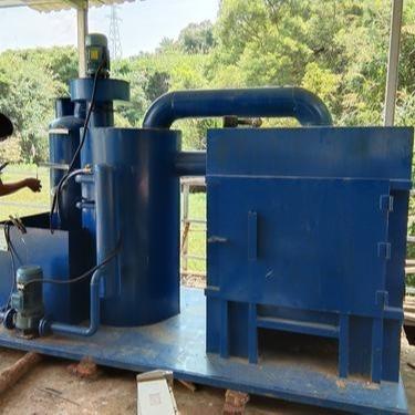 China Urban Waste Incinerator Machine , Blue Bio Medical Waste Incinerator for sale