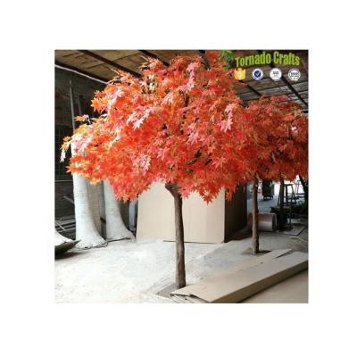 China High Quality Eco-friendly Artificial Maple Tree Autumn Tree For Decoration for sale