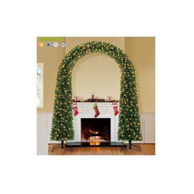 China Shopping Mall Door Decoration Waterproof Christmas Arched Door Street Festival Decoration for sale