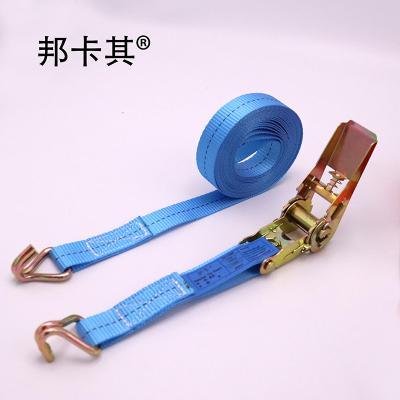 China Factory Supply Polyester Lashing Belt 25mm 800kg Tie Down Ratchet for sale