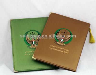 China Certificate Most Popular Diploma Holder With Leather Cover , A4 Certificate Holder for sale