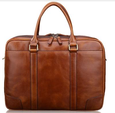 China High Quality Git China Factory Men Leather Briefcase Multifunctional Briefcase Men Laptop Case for sale