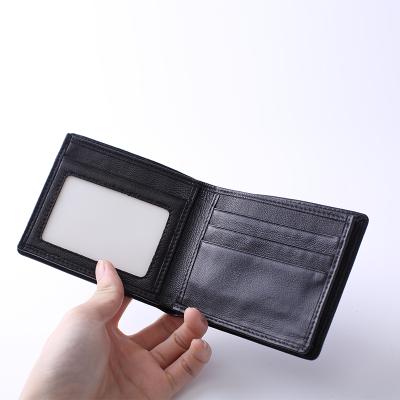 China Handmade Top Grade Wallet Genuine Leather Men's Wallet Credit Card Wallet for sale