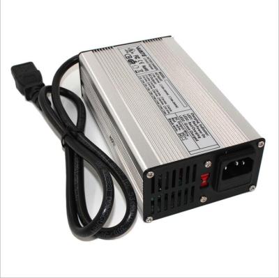 China Standard 24V5ACharger battery output voltage27.6V silver aluminum case with 24Vlead-acid fan battery charger for sale