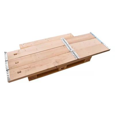 China High Quality Eco-Friendly Foldable Recyclable Heavy Duty Collection Pallet Collar Durable Wood Box Pallet for sale