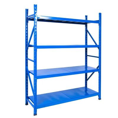 China Home Warehouse Storage Racks 1500mm*500mm*2000mm Multi-Layer Adjustable Customizable Commercial Pallet Light Weight Shelf Storage Single Sided for sale